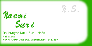 noemi suri business card